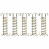 vidaXL Verrous &agrave; ressort pour voile d'ombrage 5 pcs Acier inoxydable