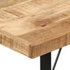 vidaXL Table de bar 110x55x107 cm bois massif de manguier et fer