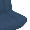 vidaXL Chaise pivotante Bleu 63 x 75 x 76 cm tissu