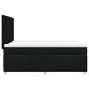 vidaXL Sommier &agrave; lattes de lit avec matelas Noir 140x200 cm Tissu