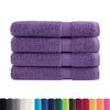 vidaXL Serviettes de qualit&eacute; sup&eacute;rieure SOLUND 4 pcs violet 600 g/m&sup2;