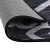 vidaXL Tapis de couloir Noir 80x600 cm
