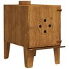 vidaXL R&eacute;chaud de camping 35x50x55 cm acier corten