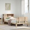 vidaXL Lit biblioth&egrave;que sans matelas 90x190 cm bois de pin massif