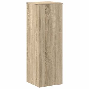 vidaXL Support pour plantes ch&ecirc;ne sonoma 33x33x100cm bois d'ing&eacute;nierie
