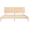 vidaXL Cadre de lit sans matelas 200x200 cm bois massif de pin