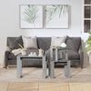 vidaXL Tables gigognes 3 pcs Sonoma gris Bois d'ing&eacute;nierie