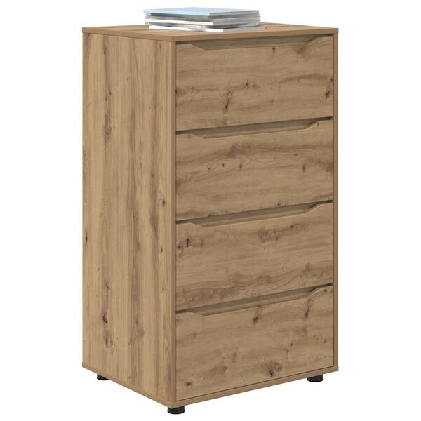 vidaXL Armoires de rangement 2 pcs Ch&ecirc;ne artisanal 60 x 48 x 105 cm
