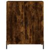 vidaXL Buffet ch&ecirc;ne fum&eacute; 69,5x34x90 cm bois d'ing&eacute;nierie