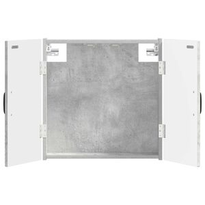 vidaXL Cabinet pour cible HAARLEM Gris b&eacute;ton 52,5 x 10,5 x 53,5 cm