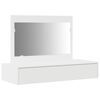 vidaXL Table de Toilette Blanc 100 x 40 x 70 cm Bois d'ing&eacute;nierie