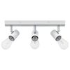 vidaXL Spot de plafond Blanc 38 x 6,5 x 11,5 cm M&eacute;tal