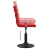 vidaXL Chaises &agrave; manger pivotantes lot de 6 rouge bordeaux velours