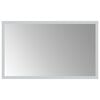 vidaXL Miroir de salle de bain LED Transparent 50 x 30 cm verre tremp&eacute;