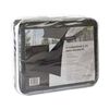 Livin'outdoor Tissu d'ombrage Como Polyester 3,6x3,6x3,6 m Gris