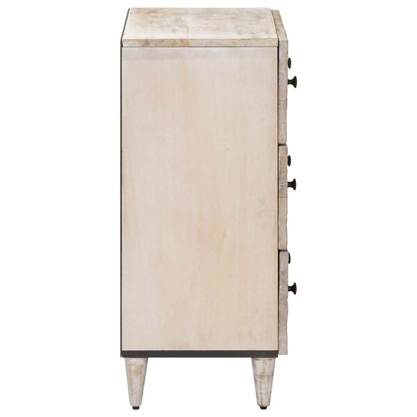 vidaXL Buffet de Rangement Blanc 60 x 33,5 x 75 cm