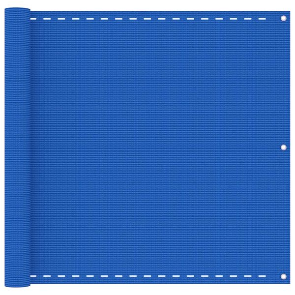 vidaXL &Eacute;cran de balcon Bleu 90x300 cm PEHD