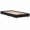 vidaXL Cadre de lit Ch&ecirc;ne noir 193 x 78 x 25 cm Bois d'ing&eacute;nierie
