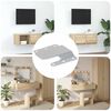 vidaXL Support de montage encastr&eacute; 419 pcs Argent&eacute; 75 x 66 x 1,4 mm