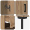 vidaXL Haut Armoire 2 pcs Ch&ecirc;ne artisanal Bois d'ing&eacute;nierie