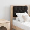 vidaXL T&ecirc;te de lit Autre Marron et noir 135 cm Bois massif en pin