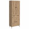 vidaXL 2 pcs Ch&ecirc;ne artisanal