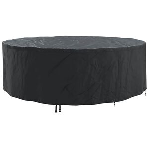 vidaXL Housse pour meubles 279 x 279 x 71 cm Tissu Oxford 600D Rond