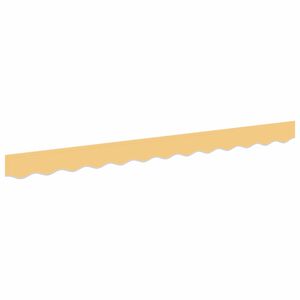 vidaXL Remplacement de lambrequin Sable 431 x 20 cm Polyester