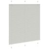 vidaXL Store pliss&eacute; gris clair 120x100cm largeur du tissu 119,4cm