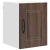 vidaXL Armoire de cuisine avec porte 2 pcs Ch&ecirc;ne brun 30 x 31 x 40 cm