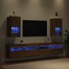 vidaXL Meubles TV muraux 2 pcs Ch&ecirc;ne artisanal 30,5 x 30 x 60 cm