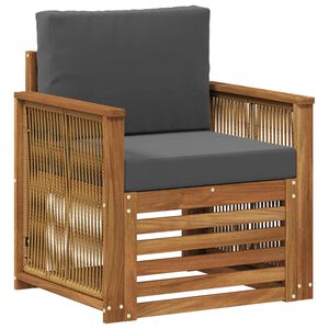 vidaXL Sofa de milieu ext&eacute;rieur Naturel
