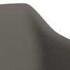 vidaXL Chaises pivotantes &agrave; manger lot de 2 Gris fonc&eacute; Velours