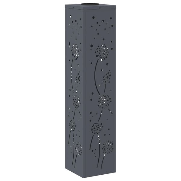 vidaXL Lumi&egrave;re de chemin LED solaire 2 pcs Anthracite