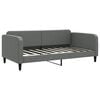 vidaXL Lit de jour gris fonc&eacute; 100x190 cm tissu