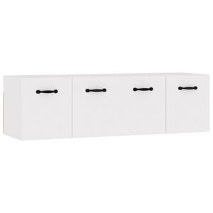 vidaXL Armoires murales 2 pcs Blanc 80x35x36,5 cm Bois d'ing&eacute;nierie