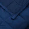 vidaXL Couverture lest&eacute;e Bleu 220x240 cm 15 kg Tissu