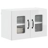 vidaXL Armoire de cuisine Kalmar 2 pcs Blanc brillant 60 x 31 x 40 cm