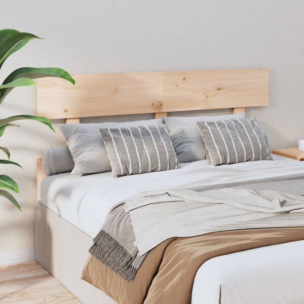 vidaXL T&ecirc;te de lit 164x3x81 cm Bois massif de pin
