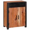 vidaXL Buffet avec tiroir Marron 55 x 30 x 75 cm Bois d'Acacia Massif