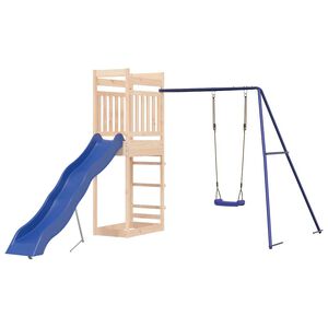vidaXL Ensemble de jeu d'ext&eacute;rieur bois de pin massif