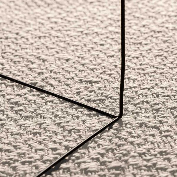 vidaXL Tapis ZIZUR cr&egrave;me 60x110 cm aspect de jute int&eacute;rieur ext&eacute;rieur