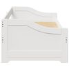 vidaXL Lit de jour avec gigogne sans matelas IRUN blanc 90x200 cm