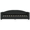 vidaXL Lit de repos sans matelas noir 80x200 cm tissu