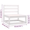 vidaXL Salon de jardin 10 pcs avec coussins Bois de pin massif