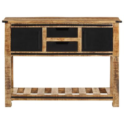 vidaXL Table console 100x35x75 cm bois de manguier massif