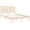 vidaXL Cadre de lit sans matelas 120x190 cm bois massif