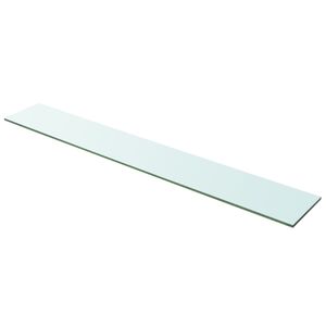 vidaXL Panneau pour &eacute;tag&egrave;re Verre transparent 100 x 15 cm