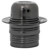 vidaXL Douilles de lampe 2 pcs noir brillant E27