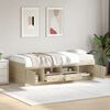 vidaXL Lit de jour avec tiroirs sans matelas ch&ecirc;ne sonoma 90x190 cm